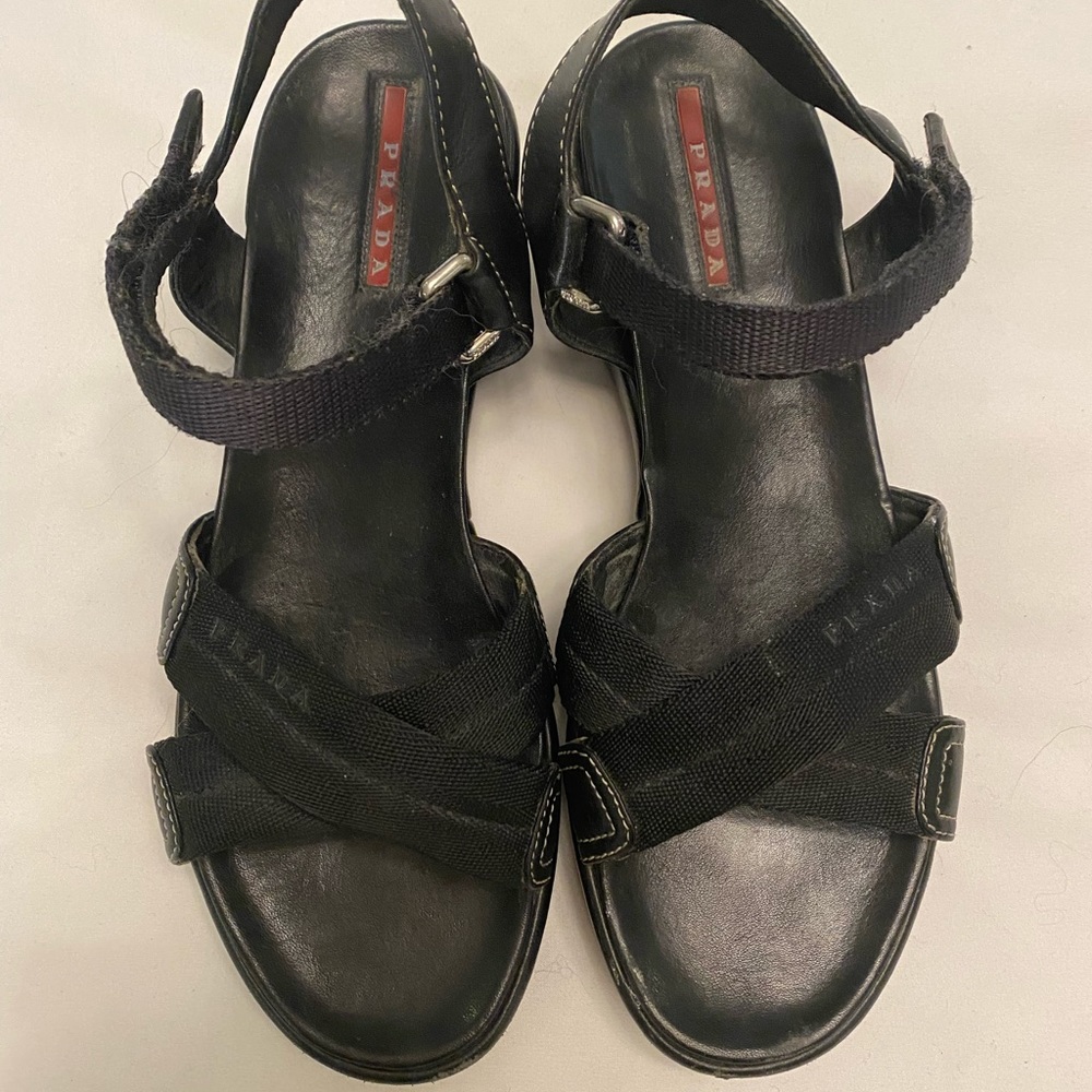 Walking sandals prada size 8 "